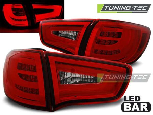 KIA SPORTAGE III 10-04.14 Κόκκινο Λευκό LED BAR Kia Sportage Mk3 [2010-2015]