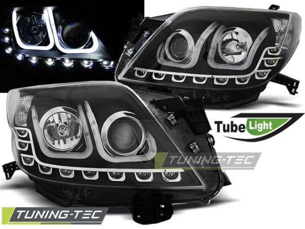 TOYOTA LAND CRUISER 150 09-13 TUBE LIGHT Μαύρο Toyota Land Cruiser 150 [2009-2013]