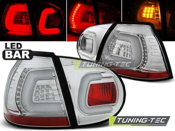 Πίσω φανάρια  led χρωμίου για VW GOLF 5 10.03-09 Volkswagen Golf Mk5 [2003-2008]