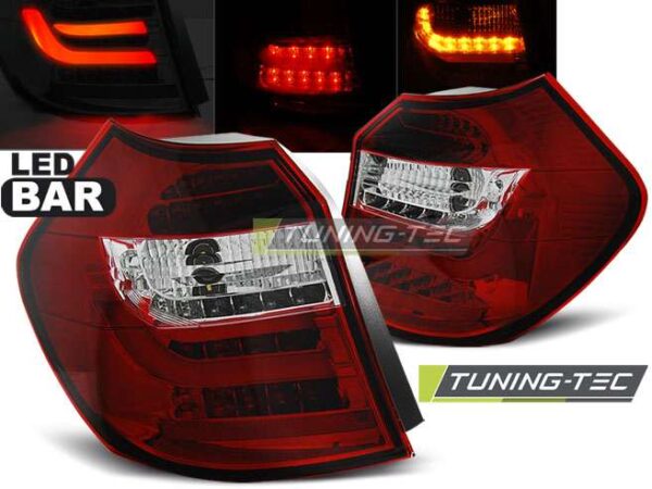 Πίσω φανάρια  led Κόκκινο Λευκό για BMW E87/E81 04-08.07 BMW 1 (E81/E82/E87/E88) [2004-2013]