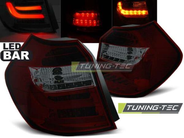 Πίσω φανάρια  led Κόκκινο SMOKE για BMW E87/E81 04-08.07 BMW 1 (E81/E82/E87/E88) [2004-2013]