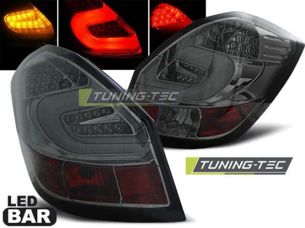 Πίσω φανάρια  led SMOKE για SKODA FABIA II 07- 06.14 Skoda Fabia Mk2 [2007-2014]