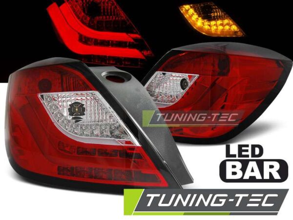 OPEL ASTRA H 03.04-09 3D Κόκκινο Λευκό LED Opel Astra H [2004-2009]
