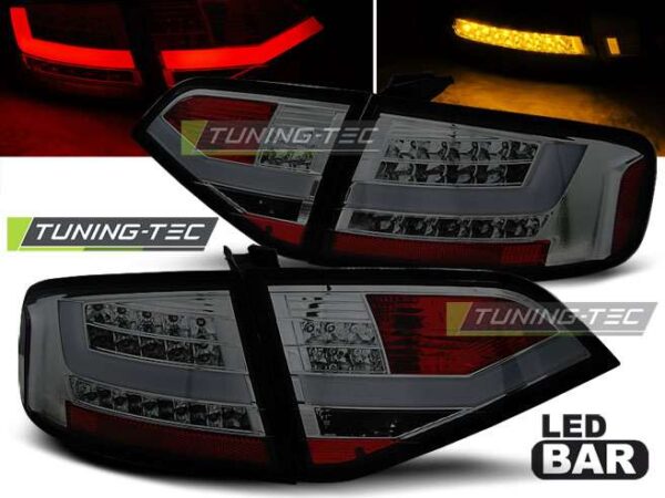 Πίσω φανάρια  led SMOKE για AUDI A4 B8 08-11 SEDAN Audi A4 (B8) [2008-2015]