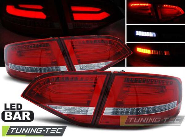 Πίσω φανάρια  led Κόκκινο Λευκό για AUDI A4 B8 08-11 AVANT Audi A4 (B8) [2008-2015]