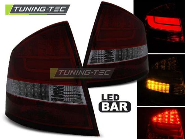Πίσω φανάρια  led Κόκκινο SMOKE για SKODA OCTAVIA II SEDAN 04-12 Skoda Octavia Mk2 [2004-2013]