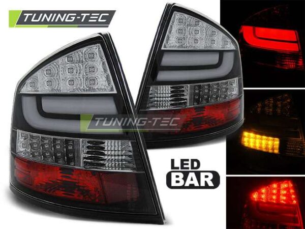 Πίσω φανάρια  led Μαύρο για SKODA OCTAVIA II SEDAN 04-12 Skoda Octavia Mk2 [2004-2013]
