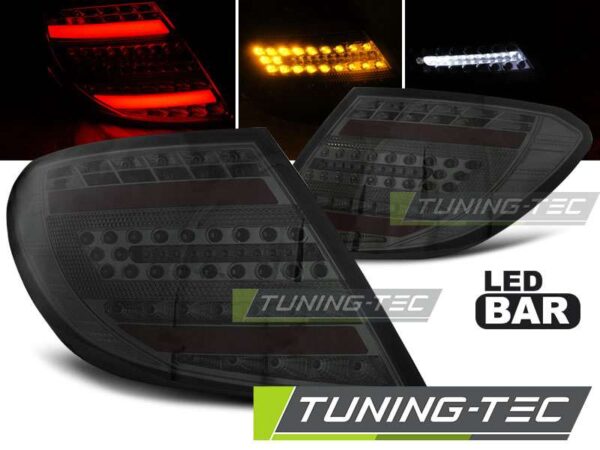 Πίσω φανάρια  led SMOKE για MERCEDES C-KLASA W204 SEDAN 07-10 Mercedes C Class (W204) [2007-2014]