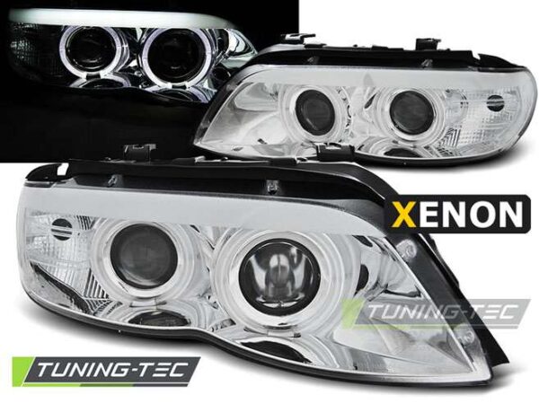 XENON Φανάρια ANGEL EYES χρωμίου για BMW X5 E53 11.03-06 BMW X5 (E53) [1999-2006]