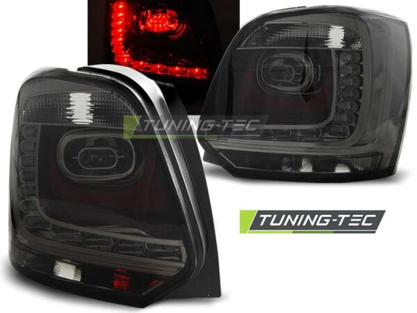 Πίσω φανάρια  led SMOKE για VW POLO 09-14 Volkswagen Polo Mk5 [2009-2017]