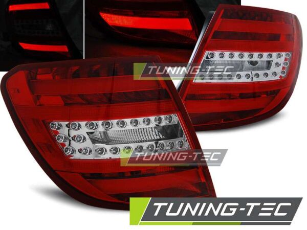 Πίσω φανάρια  led Κόκκινο Λευκό για MERCEDES C-KLASA W204 KOMBI 07-10 Mercedes C Class (W204) [2007-2014]