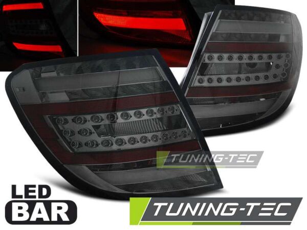 Πίσω φανάρια  led SMOKE για MERCEDES C-KLASA W204 KOMBI 07-10 Mercedes C Class (W204) [2007-2014]