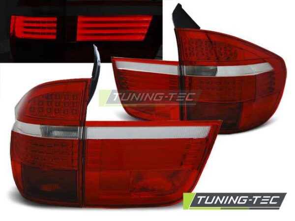 Πίσω φανάρια  led Κόκκινο Λευκό για BMW X5 E70 03.07-05.10 BMW X5 (E70) [2006-2014]