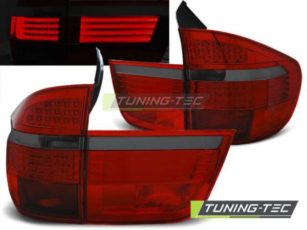 Πίσω φανάρια  led Κόκκινο SMOKE για BMW X5 E70 03.07-05.10 BMW X5 (E70) [2006-2014]