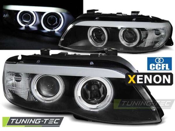 XENON Φανάρια ANGEL EYES CCFL Μαύρο για BMW X5 E53 11.03-06 BMW X5 (E53) [1999-2006]