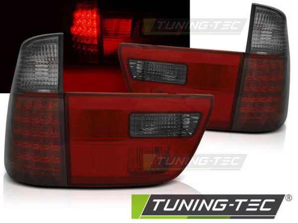 Πίσω φανάρια  led Κόκκινο SMOKE για BMW X5 E53 09.99-06 BMW X5 (E53) [1999-2006]