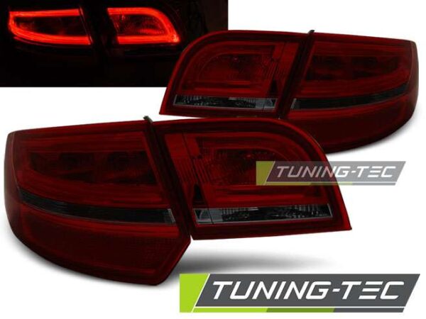 Πίσω φανάρια  led Κόκκινο SMOKE για AUDI A3 8P 04-08 SPORTBACK Audi A3 (8P) [2003-2012]