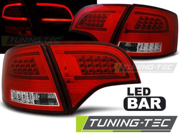 Πίσω φανάρια  led Κόκκινο Λευκό για AUDI A4 B7 11.04-03.08 AVANT Audi A4 (B6) [2001-2004]