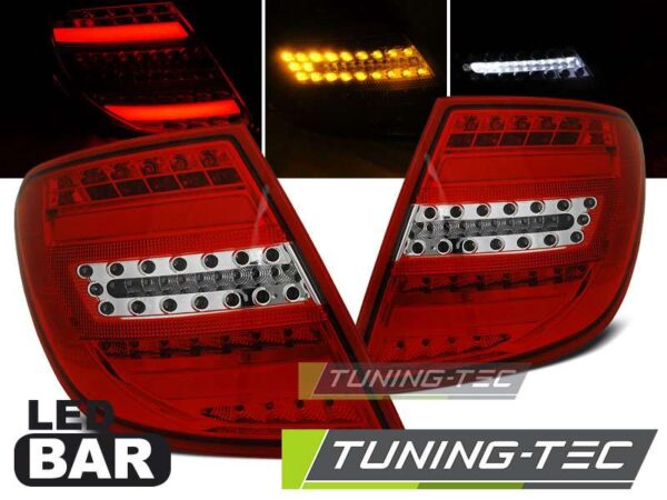 Πίσω φανάρια  led Κόκκινο Λευκό για MERCEDES C-KLASA W204 KOMBI 07-10 Mercedes C Class (W204) [2007-2014]