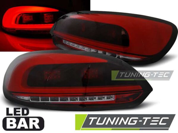 Πίσω φανάρια  led Κόκκινο SMOKE για LDVWC2 VW SCIROCCO III 08-04.14 Volkswagen Scirocco Mk3 [2008-2017]