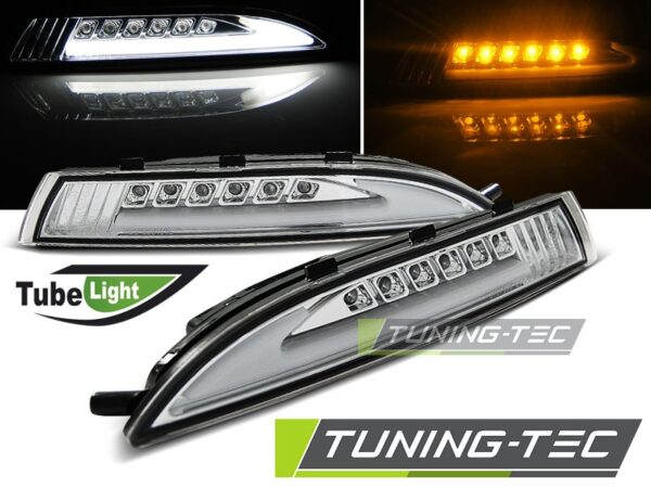 Εμπρός φλας χρωμίου LED για VW SCIROCCO 08-04.14 Volkswagen Scirocco Mk3 [2008-2017]