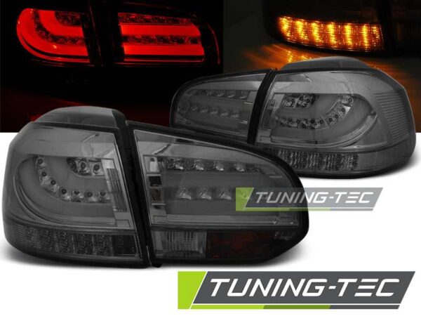 Πίσω φανάρια  led SMOKE για VW GOLF 6 10.08-12 Volkswagen Golf Mk6 [2008-2013]