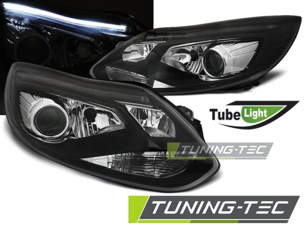 FORD FOCUS MK3 11-10.14 TUBE LIGHTS Μαύρο Ford Focus Mk3 [2011-2018]