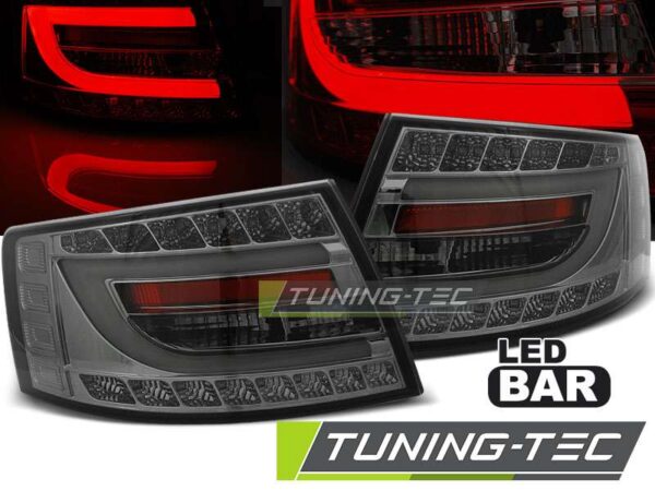 Πίσω φανάρια  led SMOKE για AUDI A6 C6 SEDAN 04.04-08 6PIN Audi A6 2004–2011
