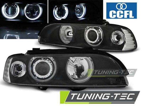 Φανάρια ANGEL EYES CCFL Μαύρο για BMW E39 09.95-06.03 BMW 5 (E39) [1996-2003]