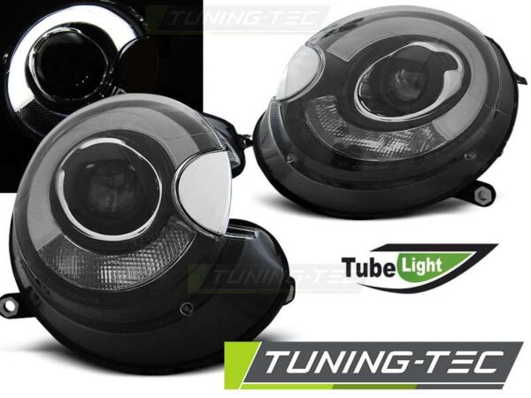 Φανάρια TUBE LIGHT Μαύρο για BMW MINI (COOPER) 06-14 Mini Cooper (R56/R57) [2006-2013]