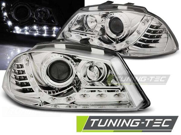 Φανάρια DAYLIGHT χρωμίου για SEAT IBIZA 6L 04.02-08 Seat Ibiza (6L) [2002-2008]