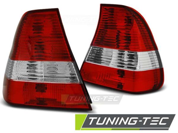 TAIL LIGHTS Κόκκινο Λευκό για BMW E46 06.01-12.04 COMPACT BMW 3 (E46) [1998-2005]