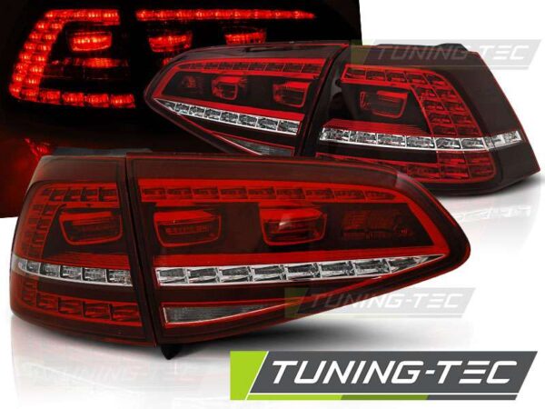 Πίσω φανάρια  led SPORT Κόκκινο Λευκό για VW GOLF 7 13-17 Volkswagen Golf Mk7 [2013-2018]