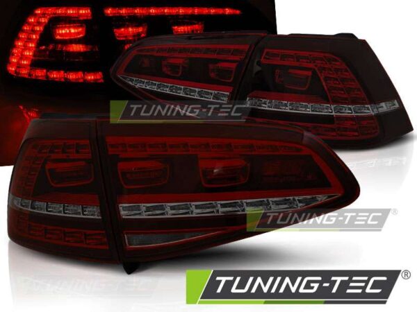 Πίσω φανάρια  led SPORT Κόκκινο SMOKE για VW GOLF 7 13- 17 Volkswagen Golf Mk7 [2013-2018]