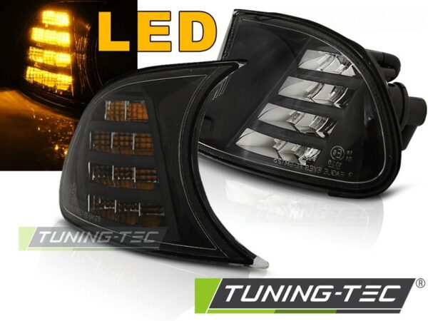 Εμπρός φλας Μαύρο LED για BMW E46 04.99-08.01 C/C BMW 3 (E46) [1998-2005]
