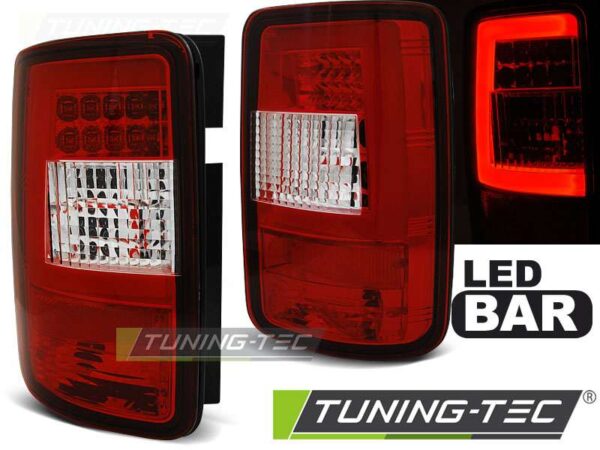 Πίσω φανάρια  led Κόκκινο Λευκό για VW CADDY 03-03.14 Volkswagen Caddy Mk3 [2003-2015]