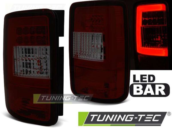Πίσω φανάρια  led Κόκκινο SMOKE για VW CADDY 03-03.14 Volkswagen Caddy Mk3 [2003-2015]