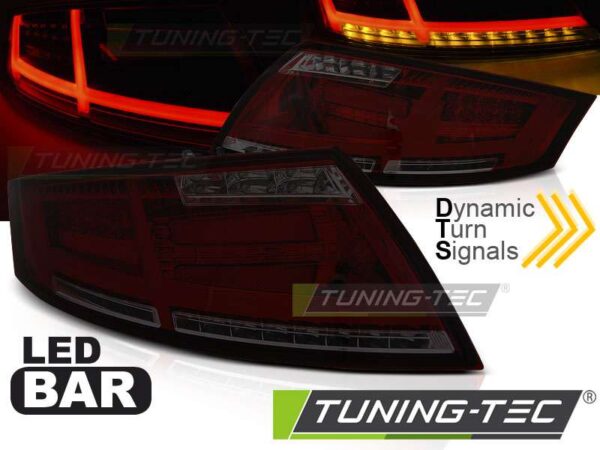 Πίσω φανάρια  led Κόκκινο SMOKE για AUDI TT 04.06-02.14 Audi TT (8J) [06-14]