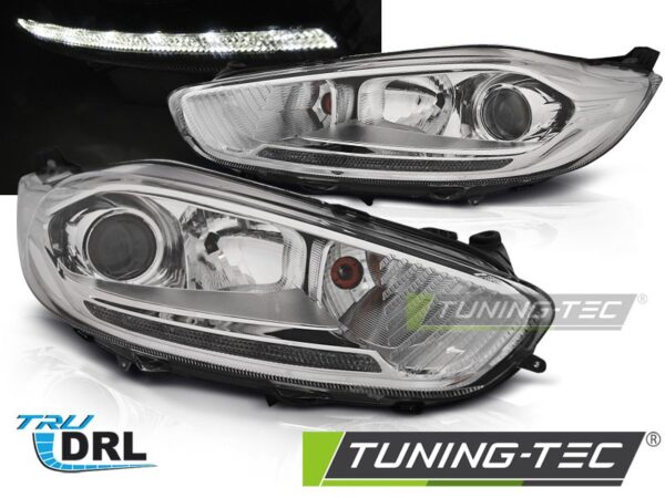FORD FIESTA MK7 13-16 LED DRL χρωμίου Ford Fiesta [2008-2017]