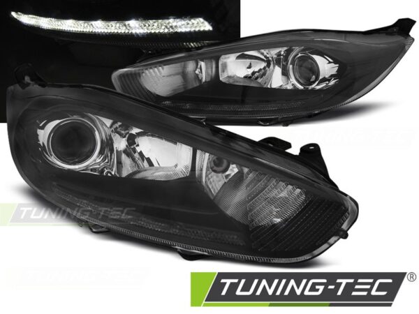 FORD FIESTA MK7 13-16 LED DRL Μαύρο Ford Fiesta [2008-2017]