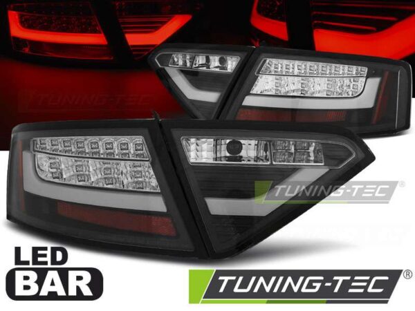 Πίσω φανάρια  led Μαύρο για AUDI A5 07-06.11 Audi A5 (8T) [2007-2016]