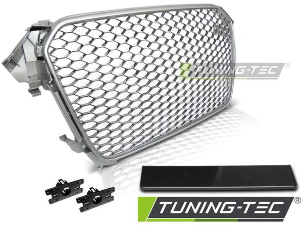 Μάσκα SPORT SILVER για AUDI A4 (B8) 11.11-15 Audi A4 (B8) [2008-2015]