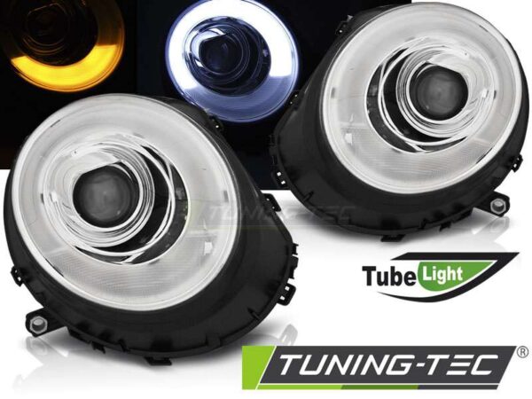 Φανάρια TUBE LIGHT χρωμίου για BMW MINI (COOPER) 06-14 Mini Cooper (R56/R57) [2006-2013]
