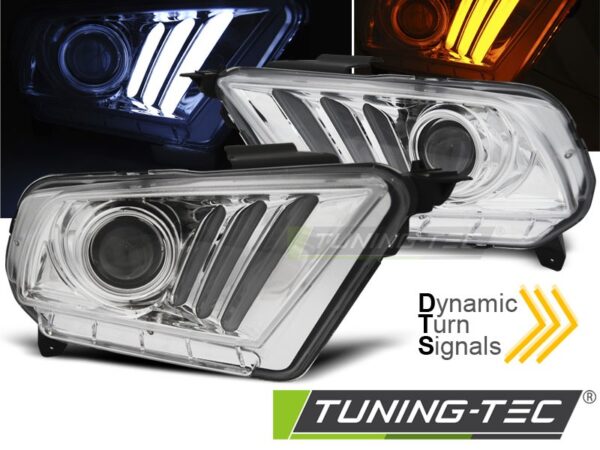 FORD MUSTANG V 10-13 TUBE LIGHT χρωμίου Ford Mustang Mk5 [2005-2014]
