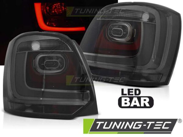 Πίσω φανάρια  led SMOKE για VW POLO 09-14 Volkswagen Polo Mk5 [2009-2017]