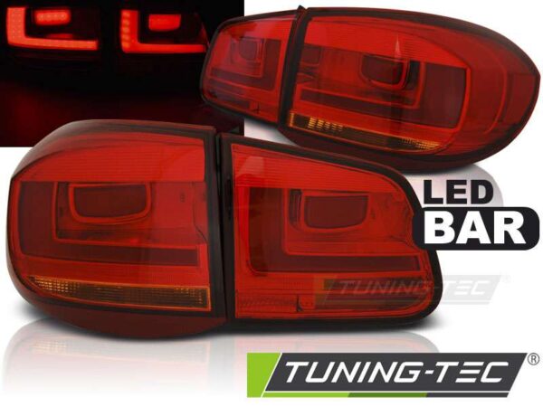 Πίσω φανάρια  led Κόκκινο για VW TIGUAN 07-07.11  Κόκκινο LED BAR Volkswagen Tiguan Mk1 [2007-2015]