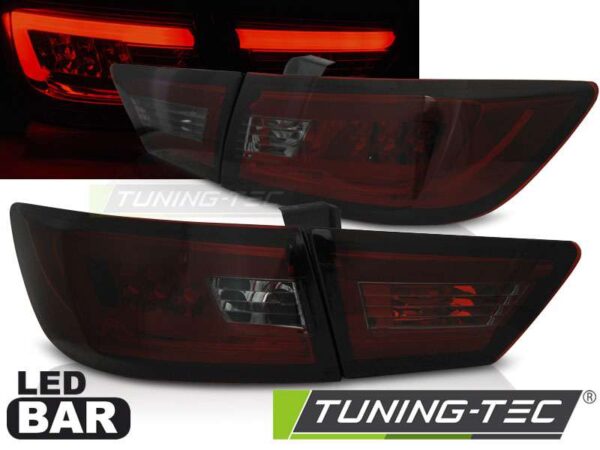 RENAULT CLIO IV 13-16 HATCHBACK LED BAR Κόκκινο SMOKE Renault Clio Mk4 [2012-]