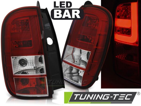 DACIA DUSTER 04.10- LED BAR Κόκκινο Λευκό Dacia Duster [2004-2010]