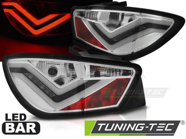 Πίσω φανάρια  led χρωμίου για SEAT IBIZA 6J 3D 06.08-12 Seat Ibiza (6J) [2008-2017]