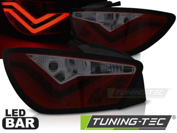 Πίσω φανάρια  led Κόκκινο SMOKE για SEAT IBIZA 6J 3D 06.08-12 Seat Ibiza (6J) [2008-2017]